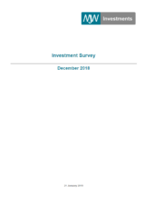 December 2018 Investment Survey
