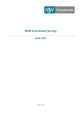 June 2021 Investment Survey