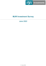 June 2022 Investment Survey