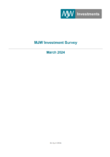 March 2024 Investment Survey